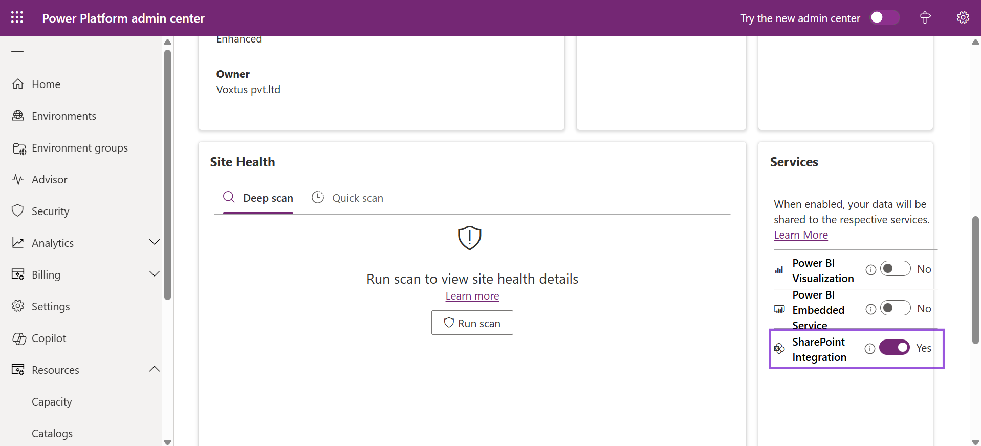 Enable SharePoint Integration Enable SharePoint Integration